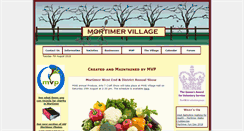 Desktop Screenshot of mortimervillage.org.uk